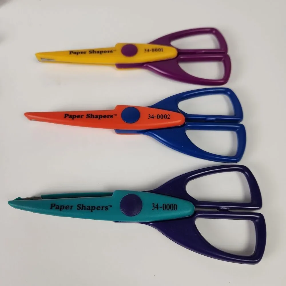 9 Fiskars Provo Crafts Decorative Edge Scissors Lot 15 Scrapbooking Paper Border